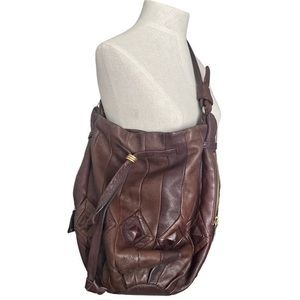 Elliott Lucca Handbag Brown Hobo Large